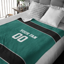 Football Green, Black & White Personalized