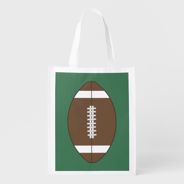  Football Grocery Tote Bag Gift (Front)