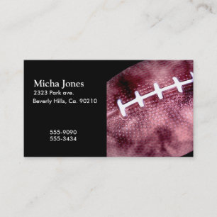 Football Grunge Style Business Card