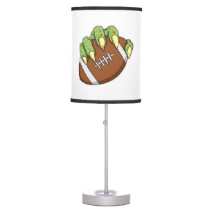 Football Halloween Design for a Football Fan Table Lamp