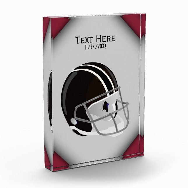 Football Helmet Award (Left)