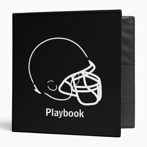 Football Helmet Binder Playbook