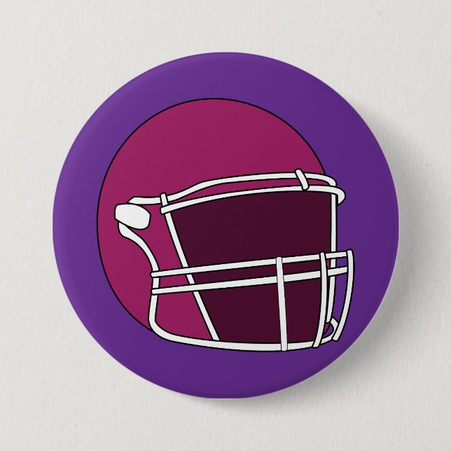 Football Helmet Button (Front)