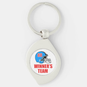 Football helmet keychain