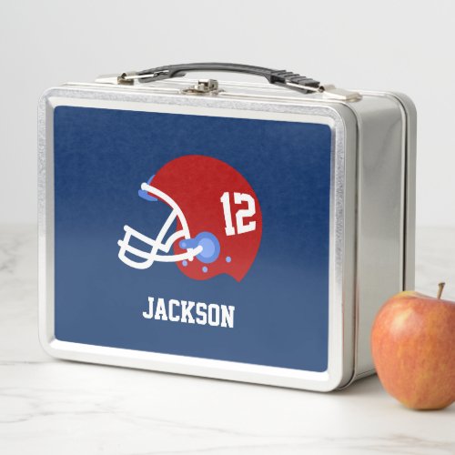 Football Helmet Lunch Box