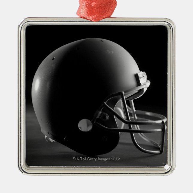Football helmet metal ornament (Front)