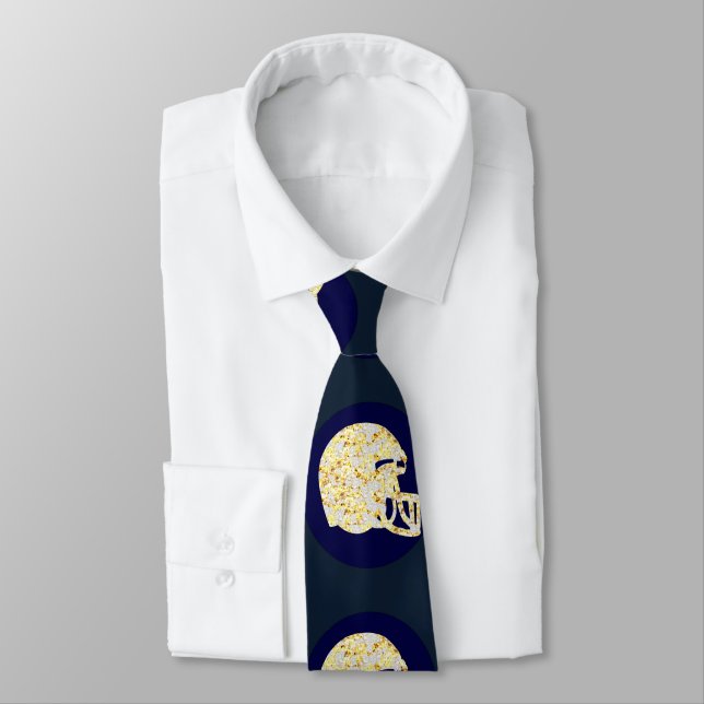 FOOTBALL HELMET NECK TIE (Tied)
