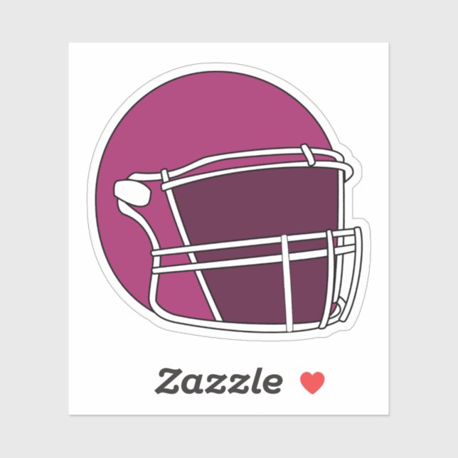 Football Helmet Sticker (Sheet)