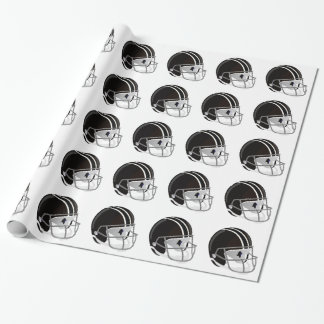 Football Helmet Wrapping Paper