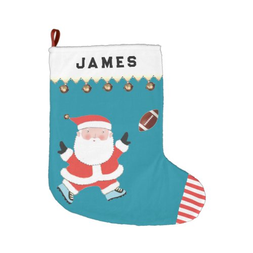 Football Holiday Gifts Large Christmas Stocking