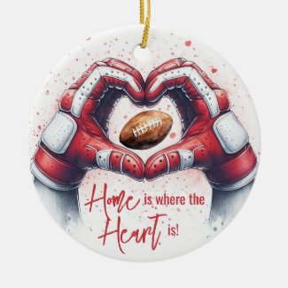 Football - Home is where the Heart is Hands