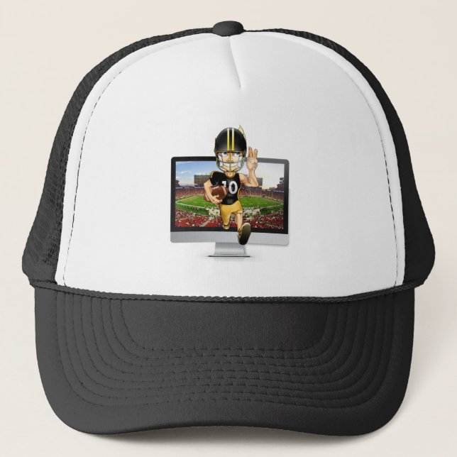 Football humor trucker hat ! (Front)