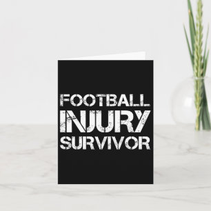 Football Injury Survivor Card