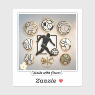 "Football Inspired Designs" Sticker
