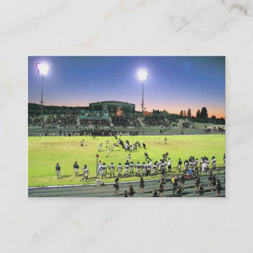 Customizable Football Intro Card Business Card Templates