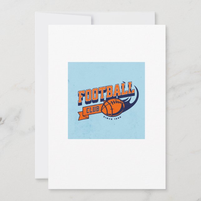 football invitation (Front)