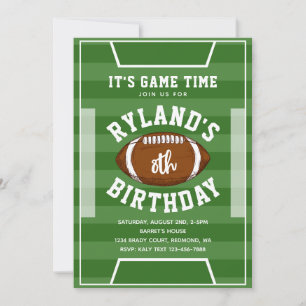 Football Invitations Football Birthday