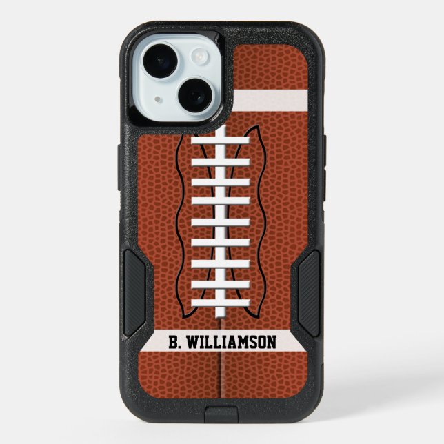 Football iPhone 15 Case (Back)