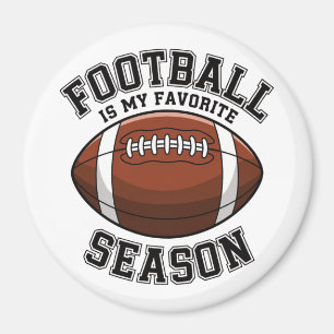 Football is my favorite season magnet