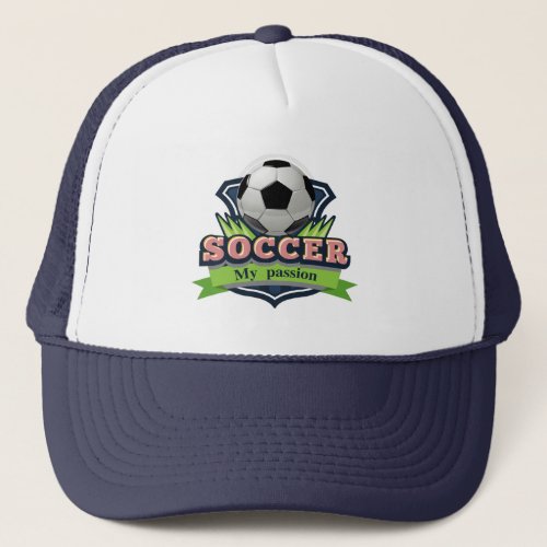 Football is my passion  trucker hat