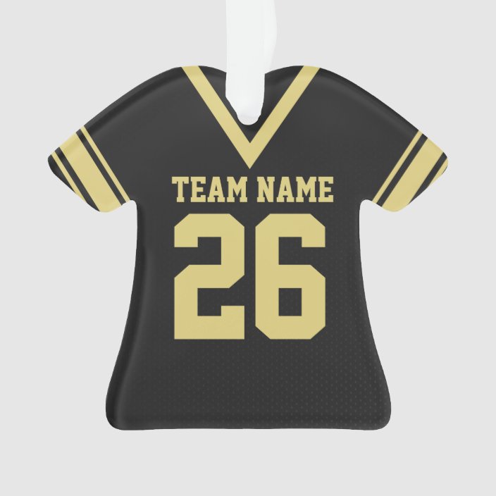 black and gold jersey football