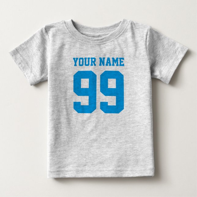Football jersey boy bodysuit | Sports baby clothes (Front)