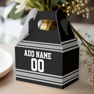 Football Jersey - Customize with Your Info Favor Boxes