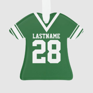 Football Jersey Green Uniform Ornament