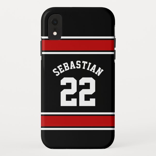 Football Jersey Novelty Personalized Name Case-Mate iPhone Case (Back)