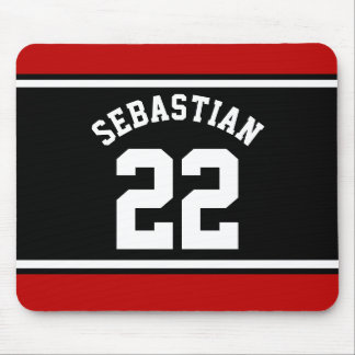 Football Jersey Novelty Personalized Name Mouse Pad