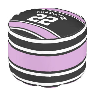 Football Jersey Novelty Personalized Name Pouf