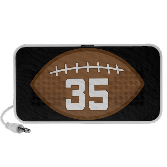 Football Jersey Number 35 Gift Idea PC Speakers