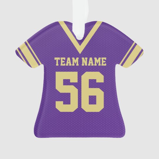 purple and gold jersey