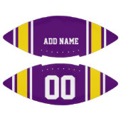 Football Jersey Purple|Yellow Personalized | Zazzle