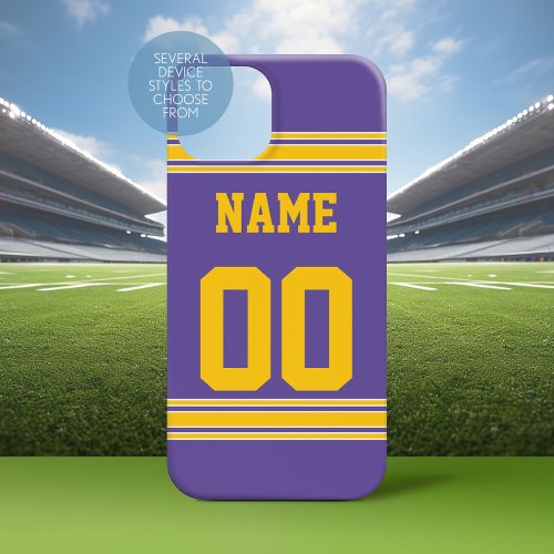 Football Jersey with Area To Customize iPhone 15 Pro Max Case