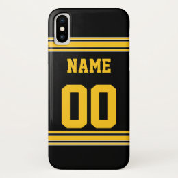 Football Jersey with Area To Customize iPhone X Case