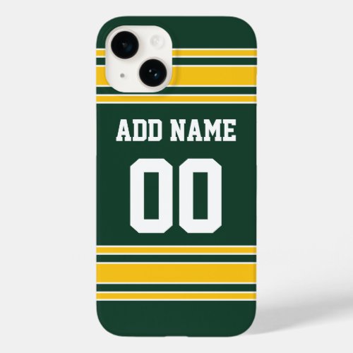 Football Jersey with Custom Name Number Case_Mate iPhone 14 Case