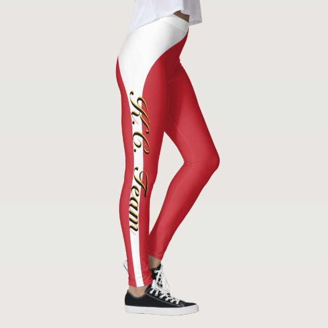 Football - Kansas City - Customize it - Yoga Leggings (Right)