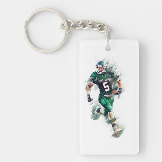 Football Keychain (Front)