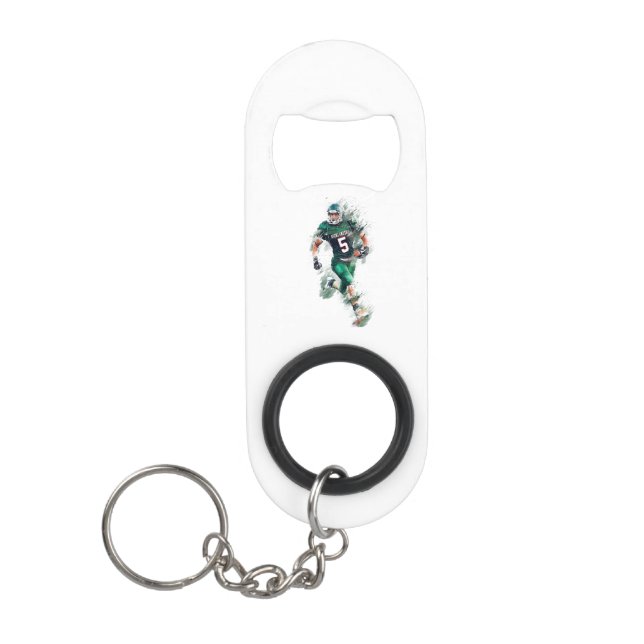 Football Keychain Bottle Opener (Front)