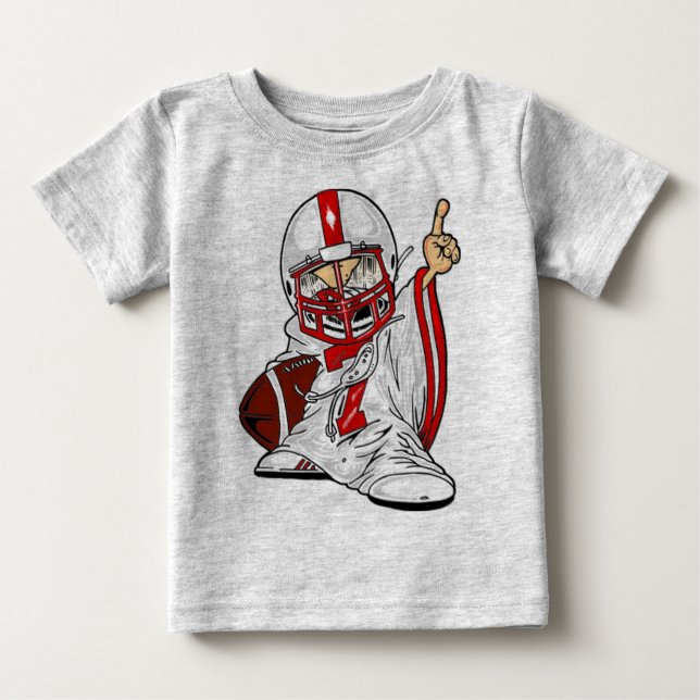 Football Kid Baby T-Shirt (Front)