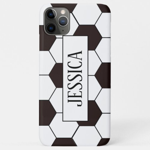 Football Kids Soccer pattern Footballer birthday iPhone 11 Pro Max Case