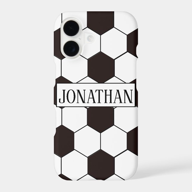 Football Kids Soccer pattern Footballer birthday Case-Mate iPhone Case (Back)