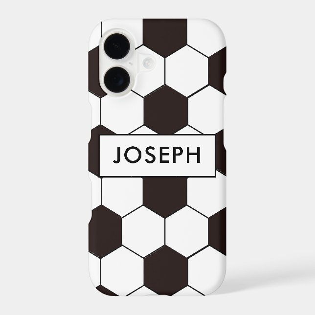 Football Kids Soccer pattern Footballer birthday Case-Mate iPhone Case (Back)