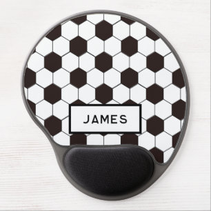 Football Kids Soccer pattern Footballer birthday Gel Mouse Pad