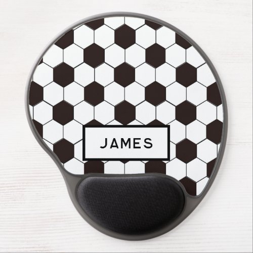 Football Kids Soccer pattern Footballer birthday Gel Mouse Pad