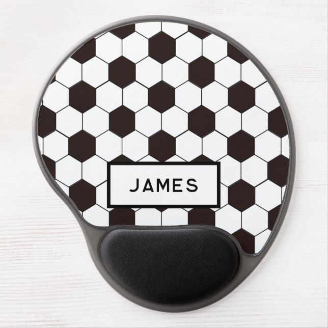 Football Kids Soccer pattern Footballer birthday Gel Mouse Pad (Front)