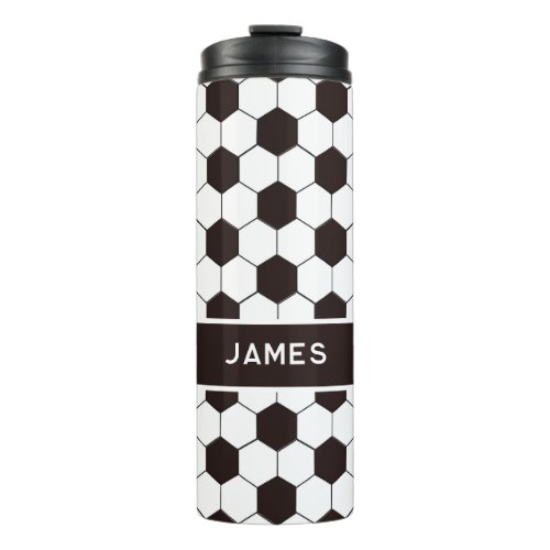 Football Kids Soccer pattern Footballer birthday Thermal Tumbler