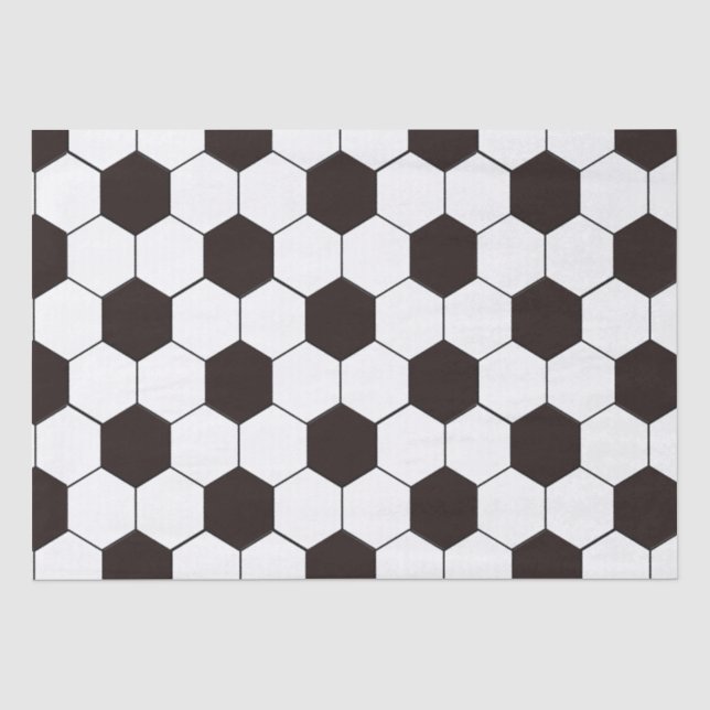 Football Kids Soccer pattern Footballer birthday Tissue Paper (Front)