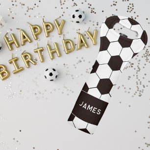 Football Kids Soccer pattern Footballer birthday Wine Bag
